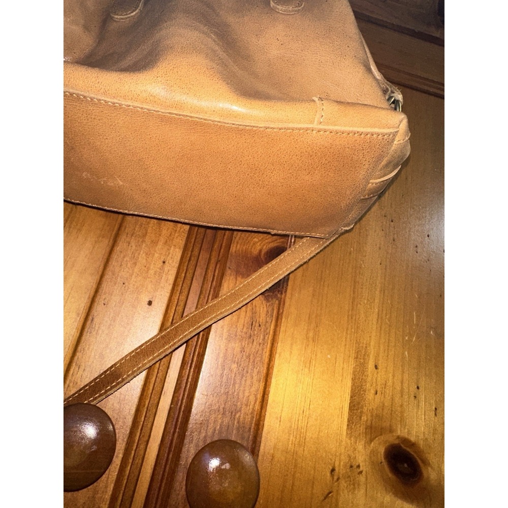 Unbranded Leather Purse Boston Bag Crossbody Shoulder Handbag Top Handle Brown - Picture 6 of 14
